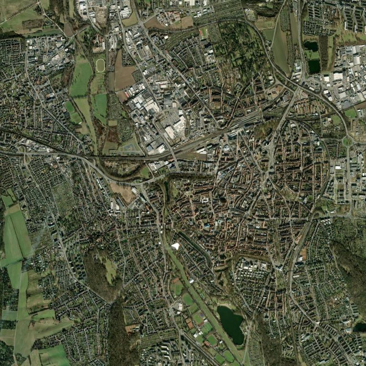 Satellitenansicht von Hildesheim